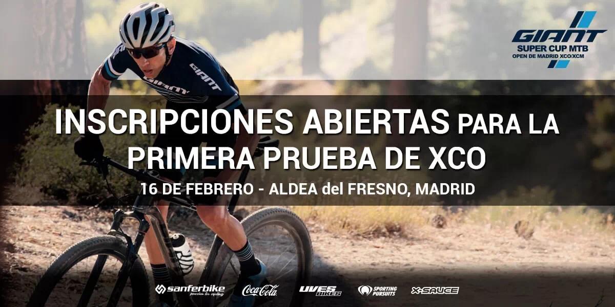 Abiertas inscripciones para la primera prueba de la Giant Super Cup MTB 2020