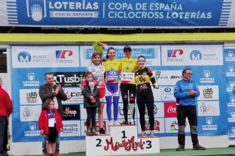 Aida Nuño doblete en la Copa de España de ciclocross