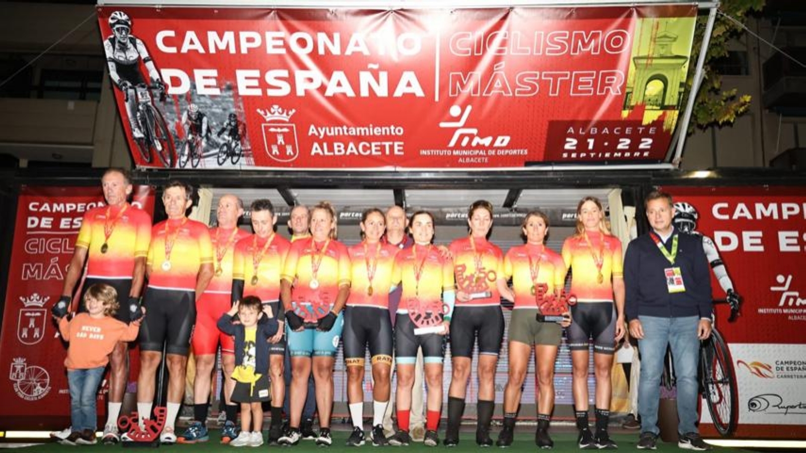 Albacete acogió las pruebas en línea del Campeonato de España Máster