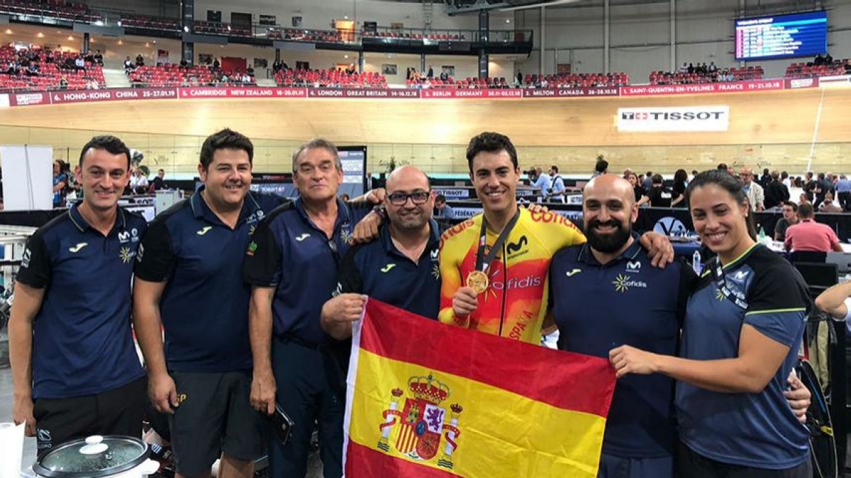 Albert Torres se hace con el oro en el Omnium de la Copa del Mundo de París