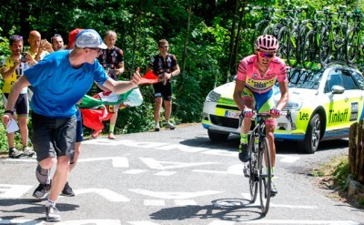 Alberto Contador golpea y decide el Giro de Italia