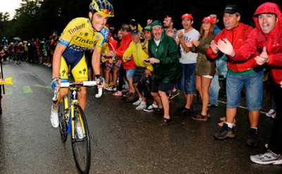 Alberto Contador lidera La Vuelta tras una gran crono