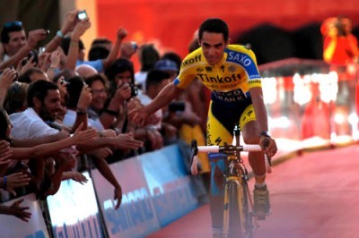 Alberto Contador preparado para correr La Vuelta