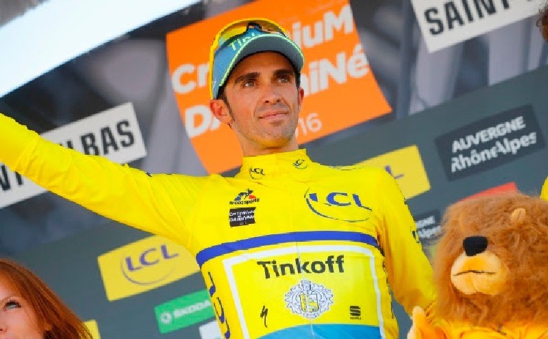 Alberto Contador sigue de líder en la Dauphine