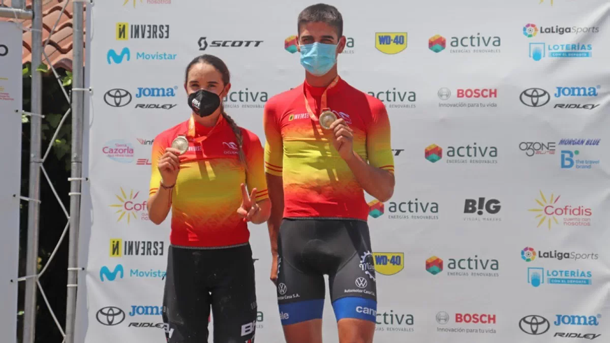 Alberto Mingorance y Rocío García, primeros campeones de España de BTT E-Bikes