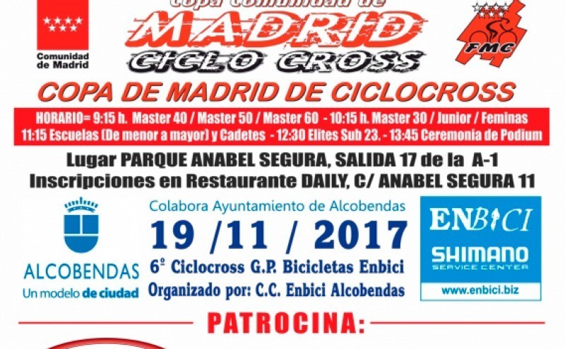 Alcobendas albergará el VI Ciclocross G.P. Bicicletas EnBici