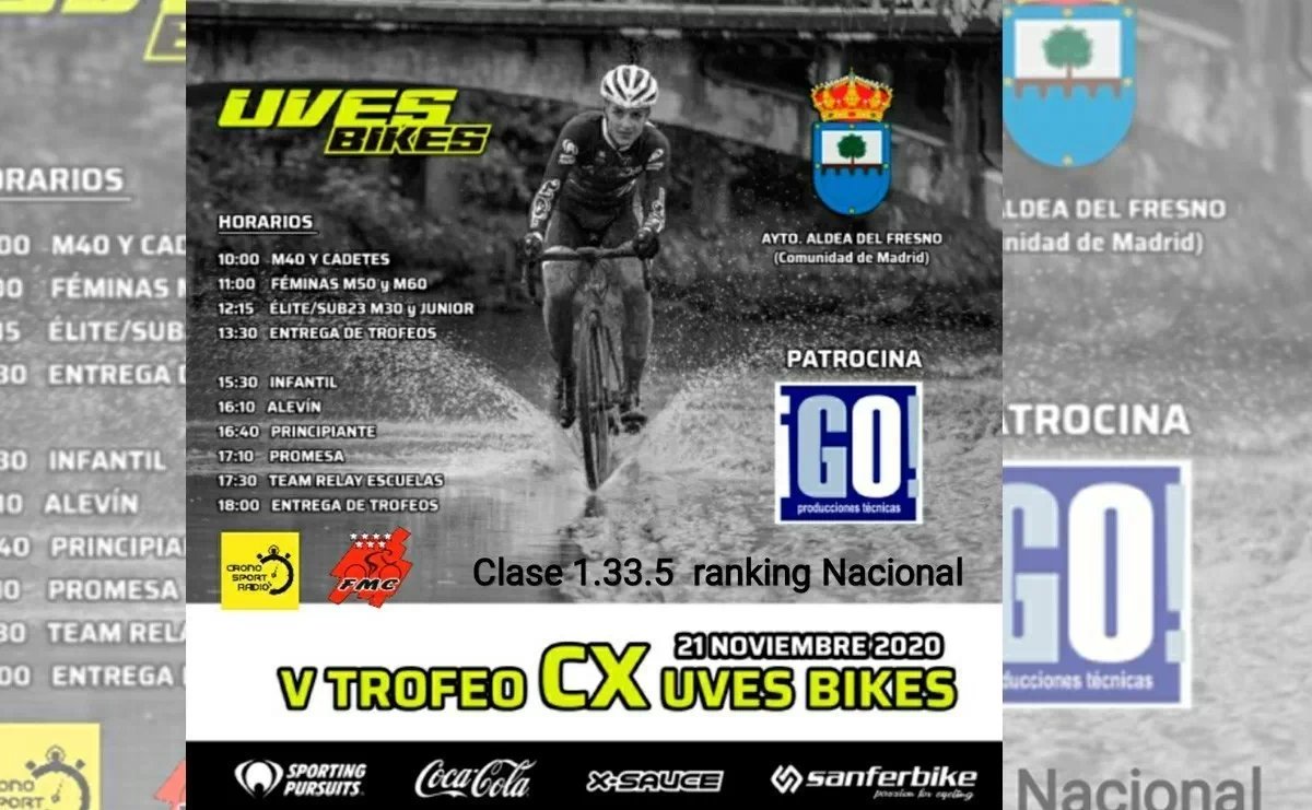 Aldea del Fresno abre la temporada de ciclocross en la Comunidad de Madrid