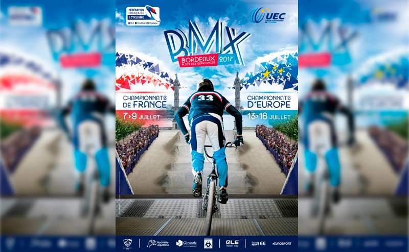 Alejandro Alcojor y Verónica García al europeo de BMX en Burdeos