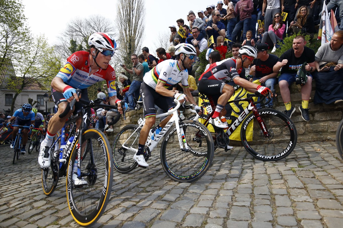 Alejandro Valverde debuta en Flandes con un octavo puesto