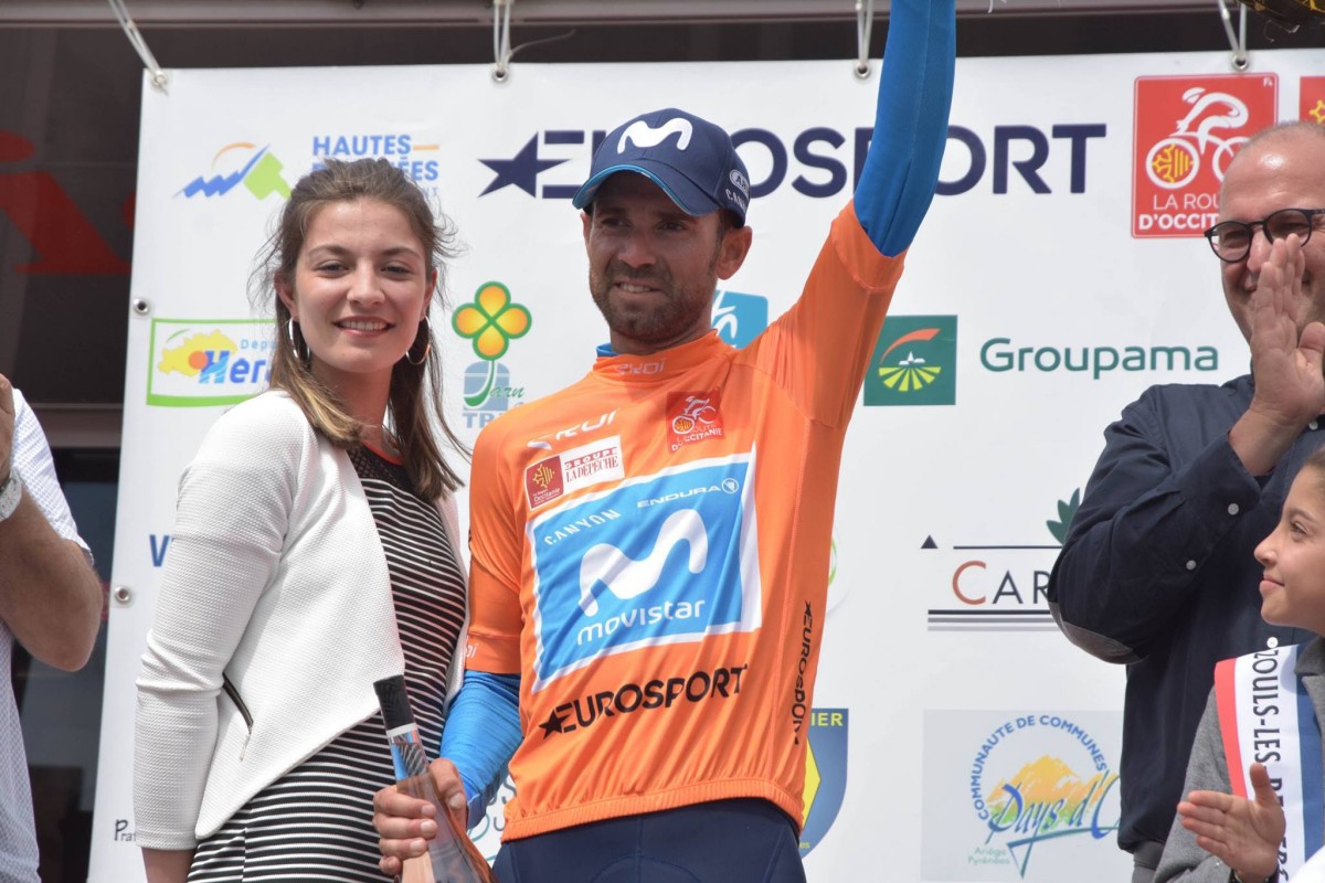 Alejandro Valverde, espectáculo y triunfo final en Occitanie 