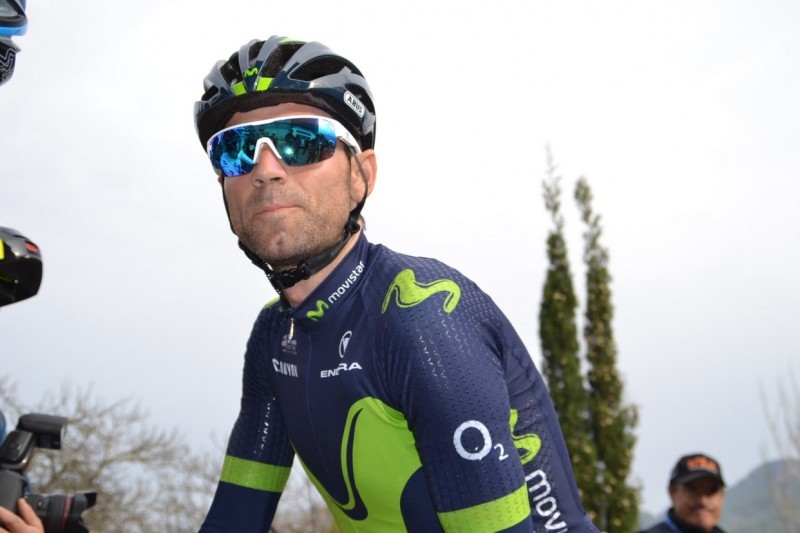 Alejandro Valverde se pierde la París Niza