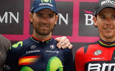 Alejandro Valverde segundo en Murcia en la primera del año