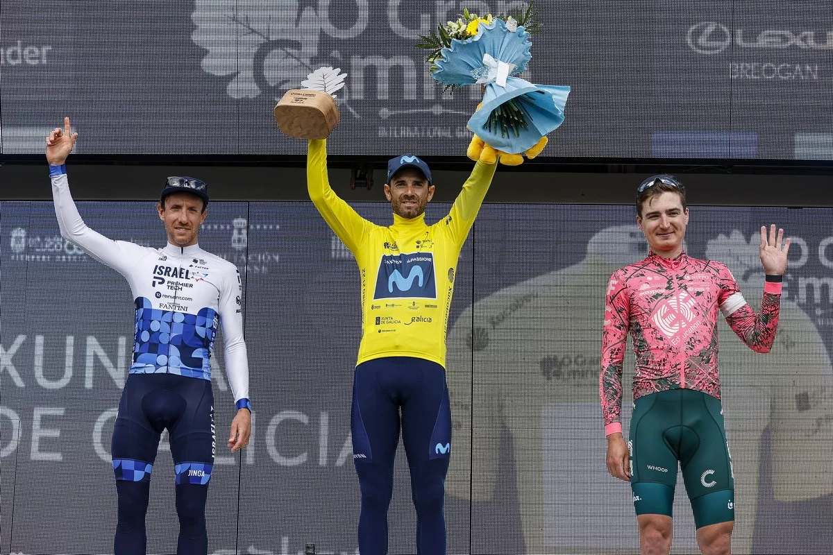 Alejandro Valverde sigue sumando y se lleva la general en la nueva O Camino