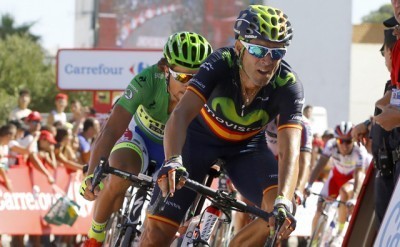 Alejandro Valverde supera a Sagan para llevarse la etapa del día