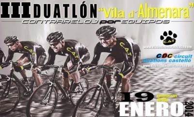 Almenara arranca la temporada 2014 con su III Duatlón