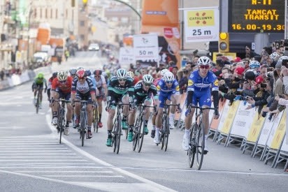 Álvaro Hodeg etapa y liderato en el arranque de La Volta 2018