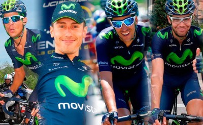 Amador, Malori, José y Jesús Herrada seguirán en Movistar Team