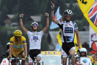 El Saxo Bank de los hermanos Schlek en la Ruta del Sol