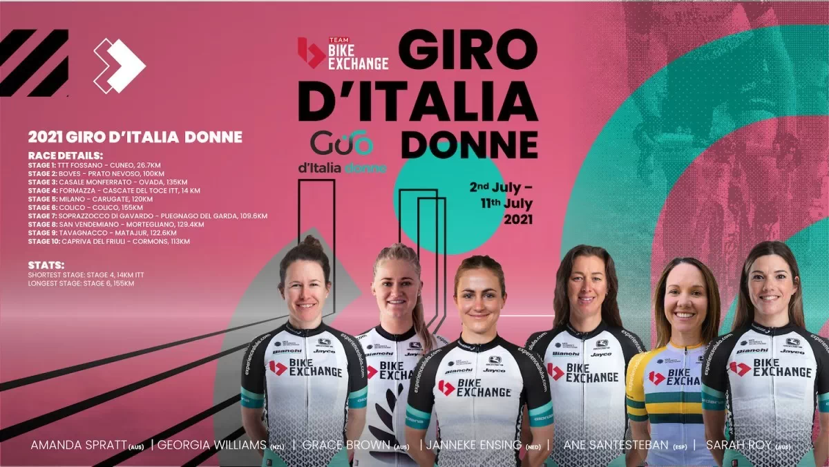 Ane Santesteban estará en el Giro Donne 2021 con el Team BikeExchange