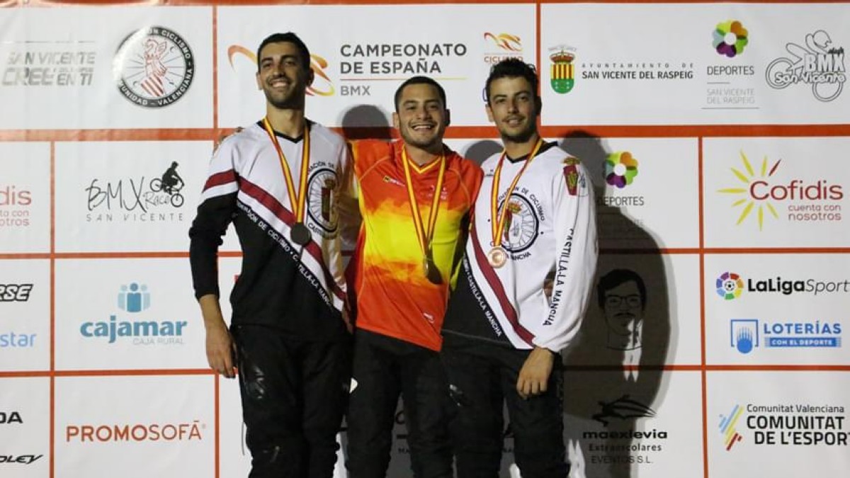 Ángel Daniel Sánchez, nuevo campeón de España de BMX Racing