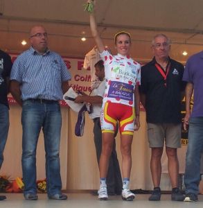 Anna Sanchis líder de la montaña en el Tour del Ardeche