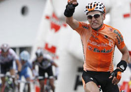Igor Antón lidera la Vuelta a Suiza