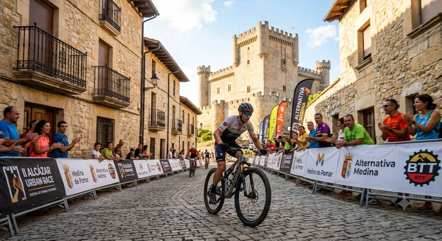 Apúntate a la II Alcázar Urban Race de Medina de Pomar BTT para correr de noche por el casco histórico