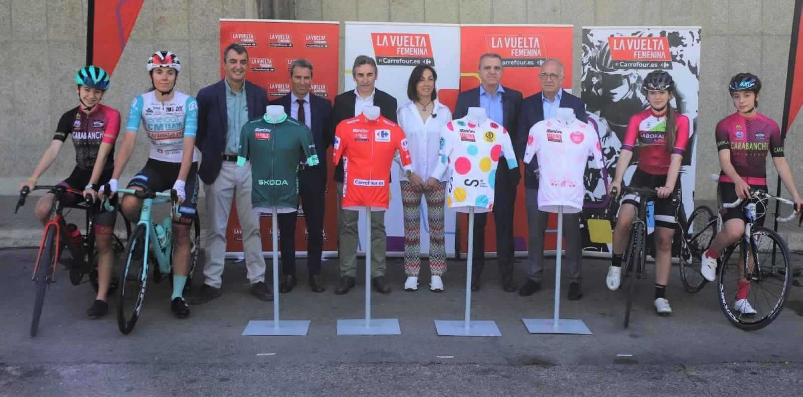 Así son los maillots de líder de La Vuelta Femenina 2023