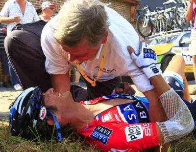 Tour de Francia: Parte de bajas 