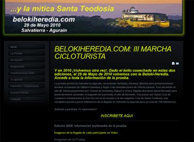 Nueva web para la marcha Beloki-Heredia Nueva web para la marcha Beloki-Heredia