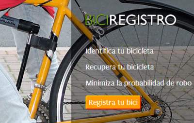 Protege tu bicicleta con BiciRegistro