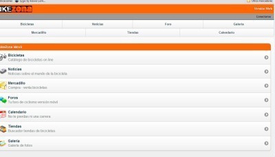 Bikezona estrena su nueva versión para móviles
