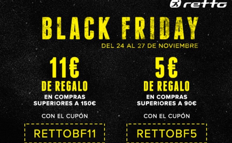 Black Friday y Cyber Monday en Retto