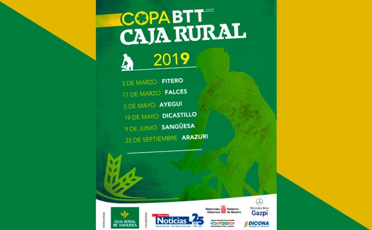 Calendario decidido para la décima edición de la Copa Caja rural BTT