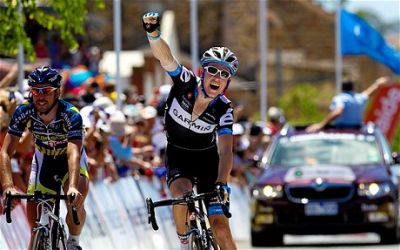 Cameron Meyer se anticipa a los sprinters