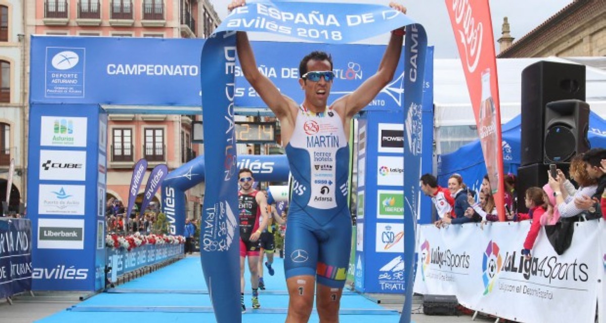 Camila Alonso y Emilio Martín, campeones de España de Duatlón 2018 en Avilés