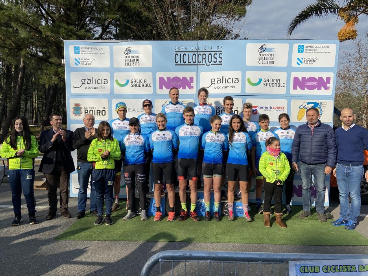 Carla Fernández y Saúl López consolidan su liderazgo de la Copa Galicia en Boiro