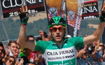 Carlos Barbero primer líder de la Vuelta a Burgos 2015