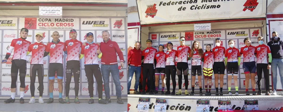 Carlos Hernández y Estela Domínguez suben a lo más alto en el ciclocross de Alalpardo