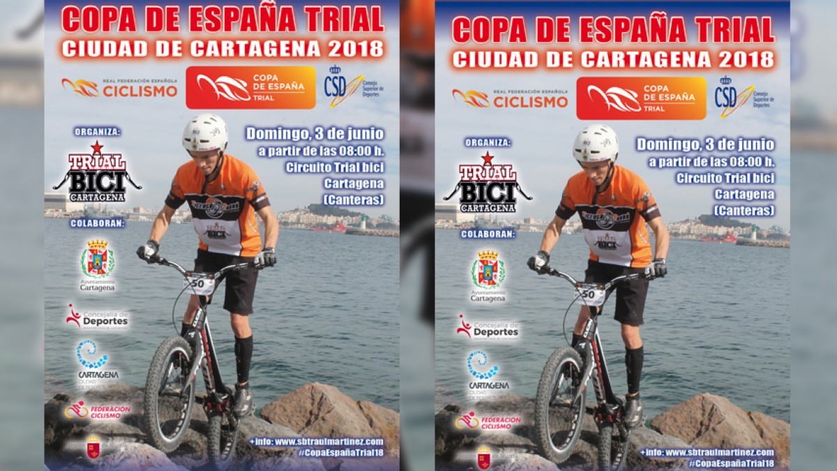 Cartagena acoge la penúltima prueba de la Copa de España de Trial