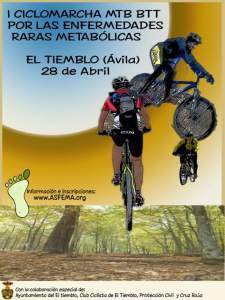 Ciclomarcha MTB BTT por las Enfermedades Raras Metabólicas