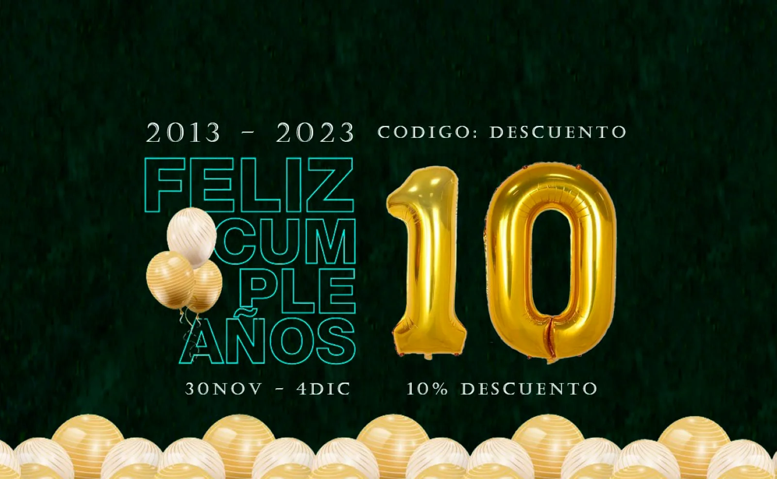 CBB SHOP Cumple 10 años y lo celebran regalando un 10% de DESCUENTO en toda su Tienda Online