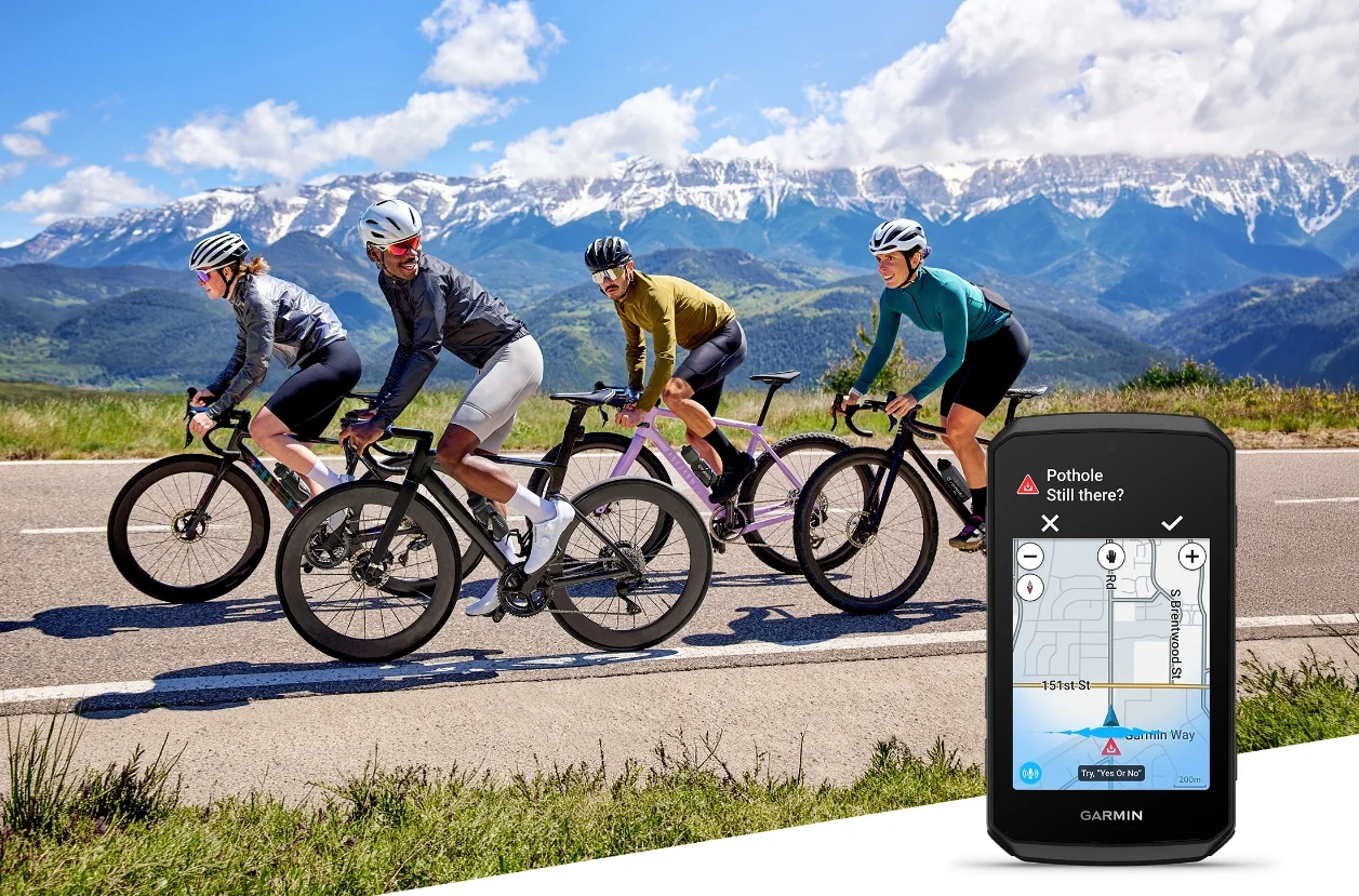 Ciclocomputador Garmin Edge 1060 navegación avanzada con comandos de voz y pantalla táctil