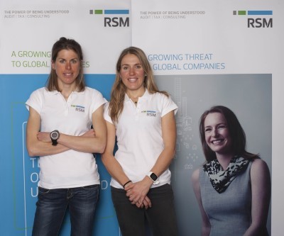 Claudia Galicia y Laura Orgué con RSM Spain