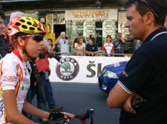 Pruebas fisiológicas de la RFEC en el velódromo de Alcobendas