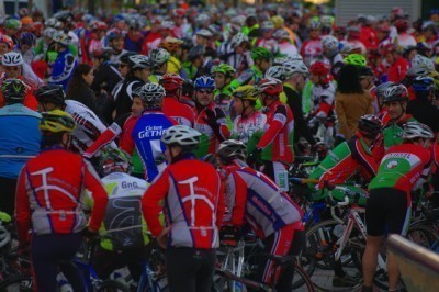 Concentración por los derechos de los ciclistas en Bilbao