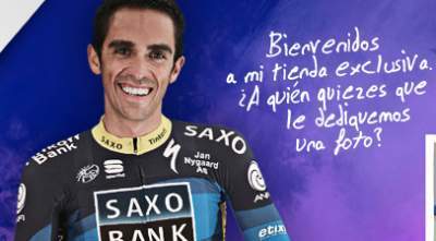 Consigue tu autógrafo de Alberto Contador
