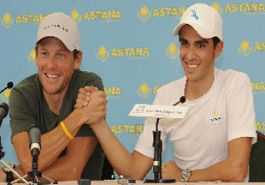 Lance Armstrong: Contador es el mejor corredor del mundo