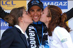 Alberto Contador se hace grande en la Paris Niza