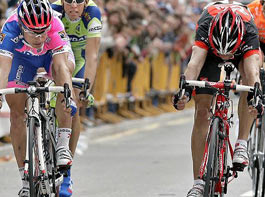 Cunego se lleva la clasica de Primavera por delante de Valverde